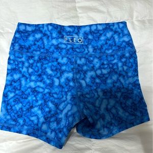 Fleo shorts, 3.75” power mid high, blue lava, medium
